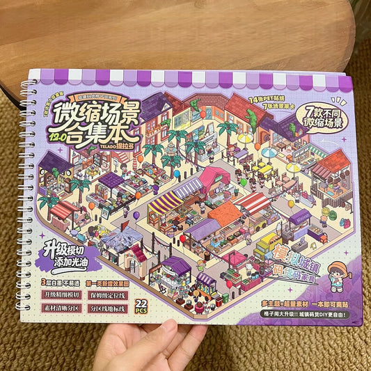 Fun Cubicle Sticker Book -Telado 12.0(7 in 1 )