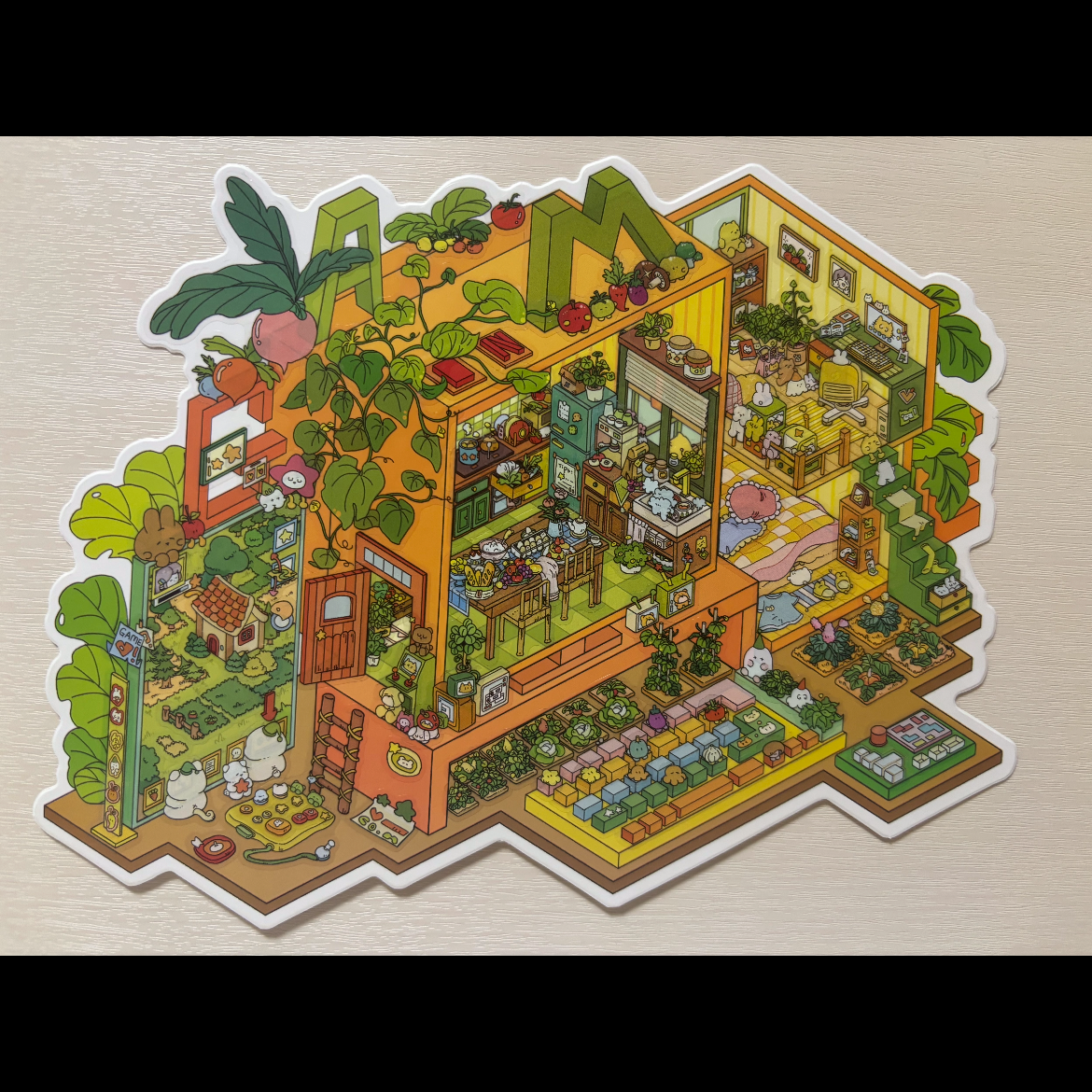 Cooking Kitchen--DIY 3D Miniature Scene Sticker