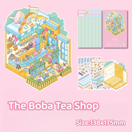 Healing Store-DIY 3D Miniature Scene Sticker