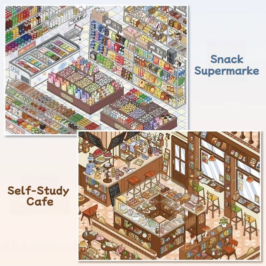 Restock Collection-DIY 3D Sticker Scene -Miniature Scenes