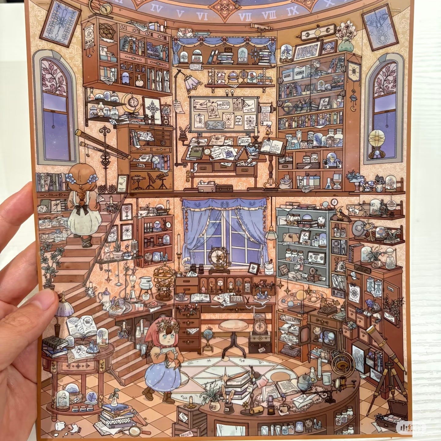 Starry Leisure--DIY 3D Miniature Scene Sticker