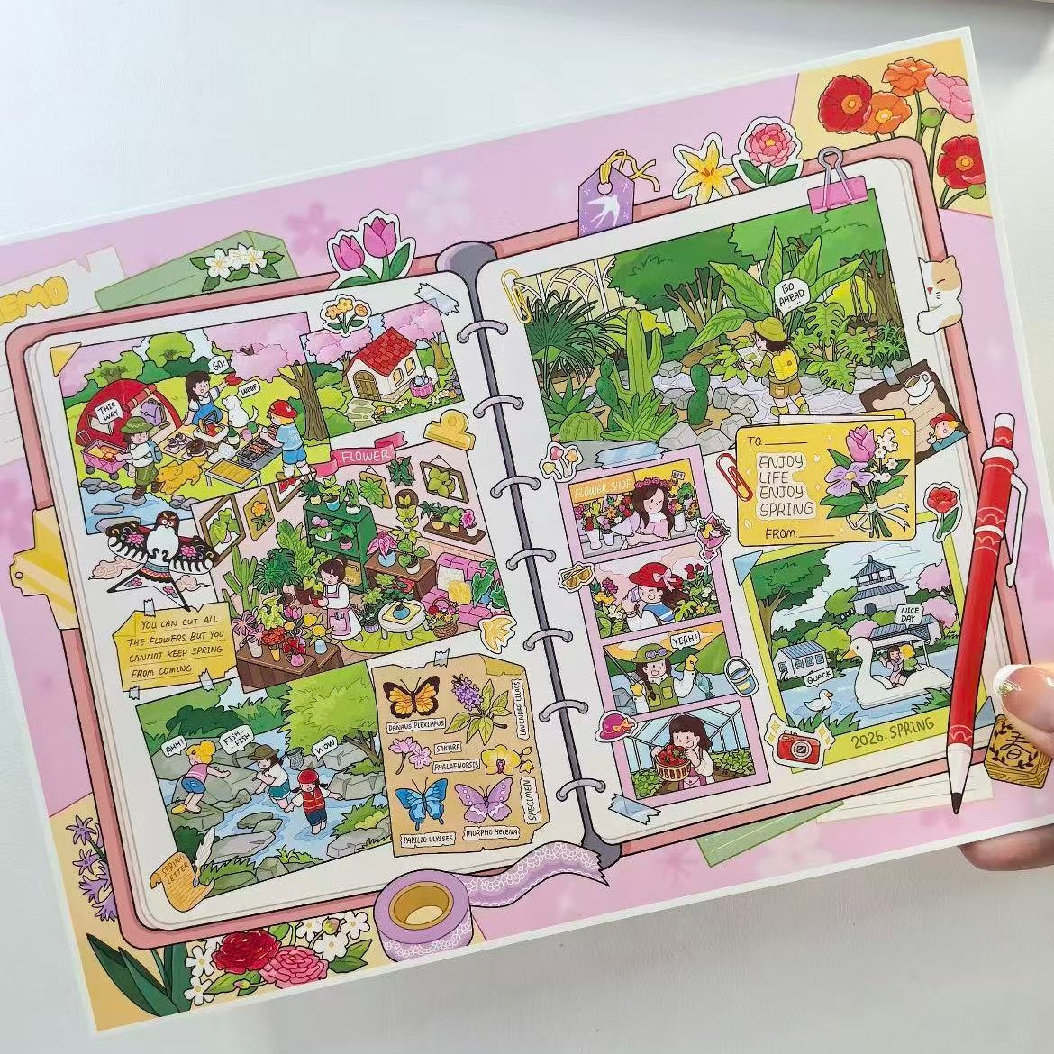 Journal Series--DIY 3D Miniature Sticker Scene