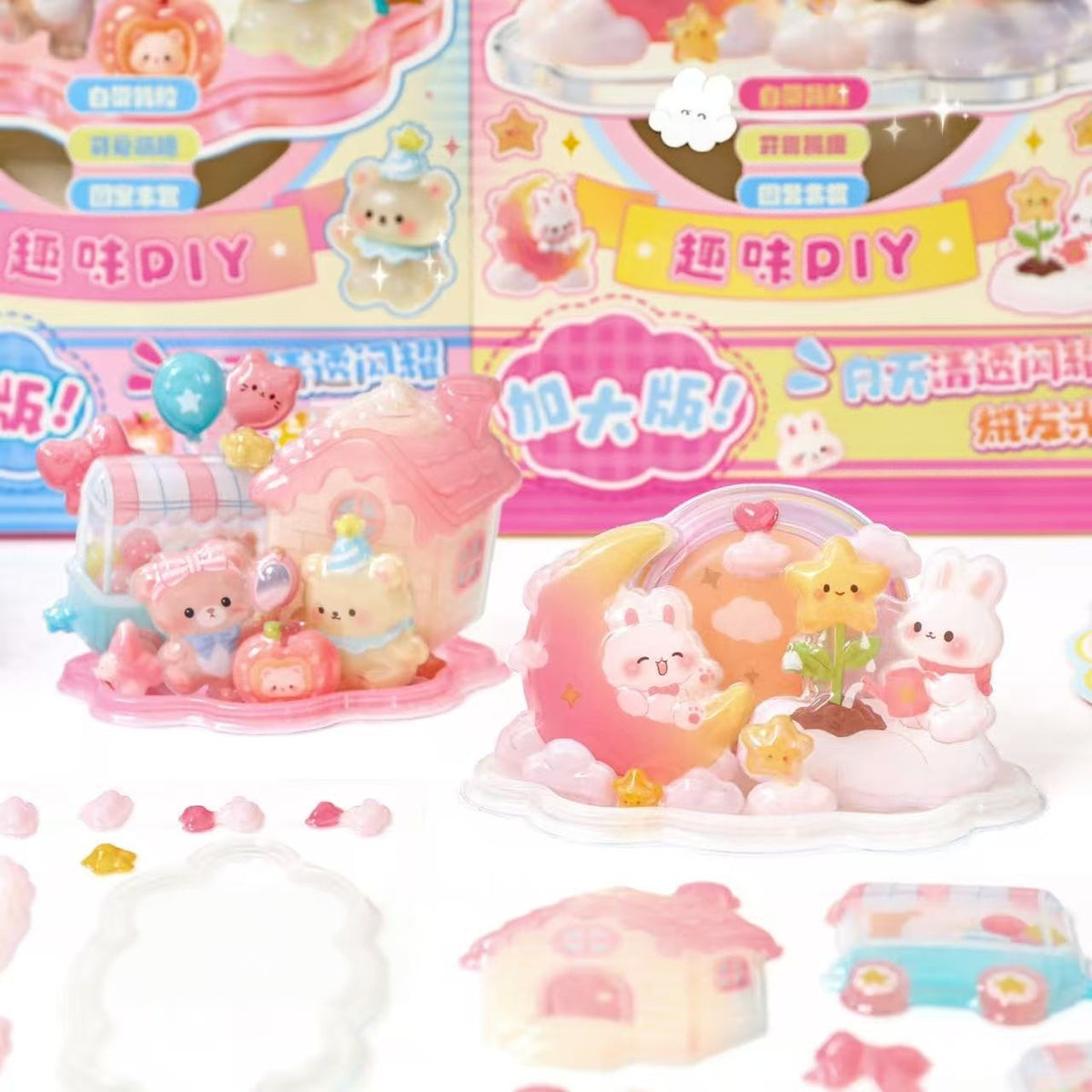 Glow Crystal Nook-3D Stackable Sticker