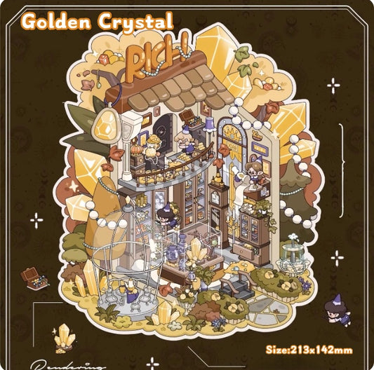 Crystal Nook-DIY 3D Miniature Scene Sticker