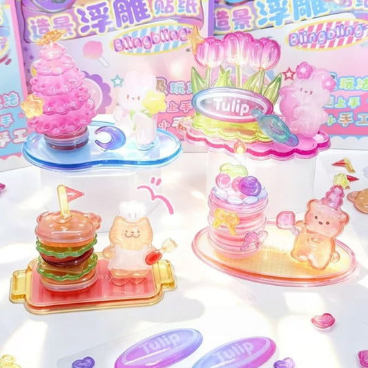 Mini Diorama Dreams-3D Stackable Sticker