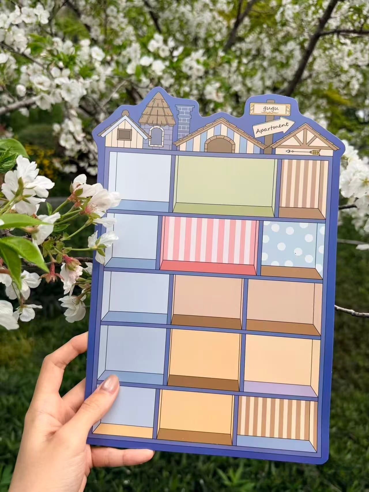 Gugu Apartment -DIY 3D Miniature Scene Sticker