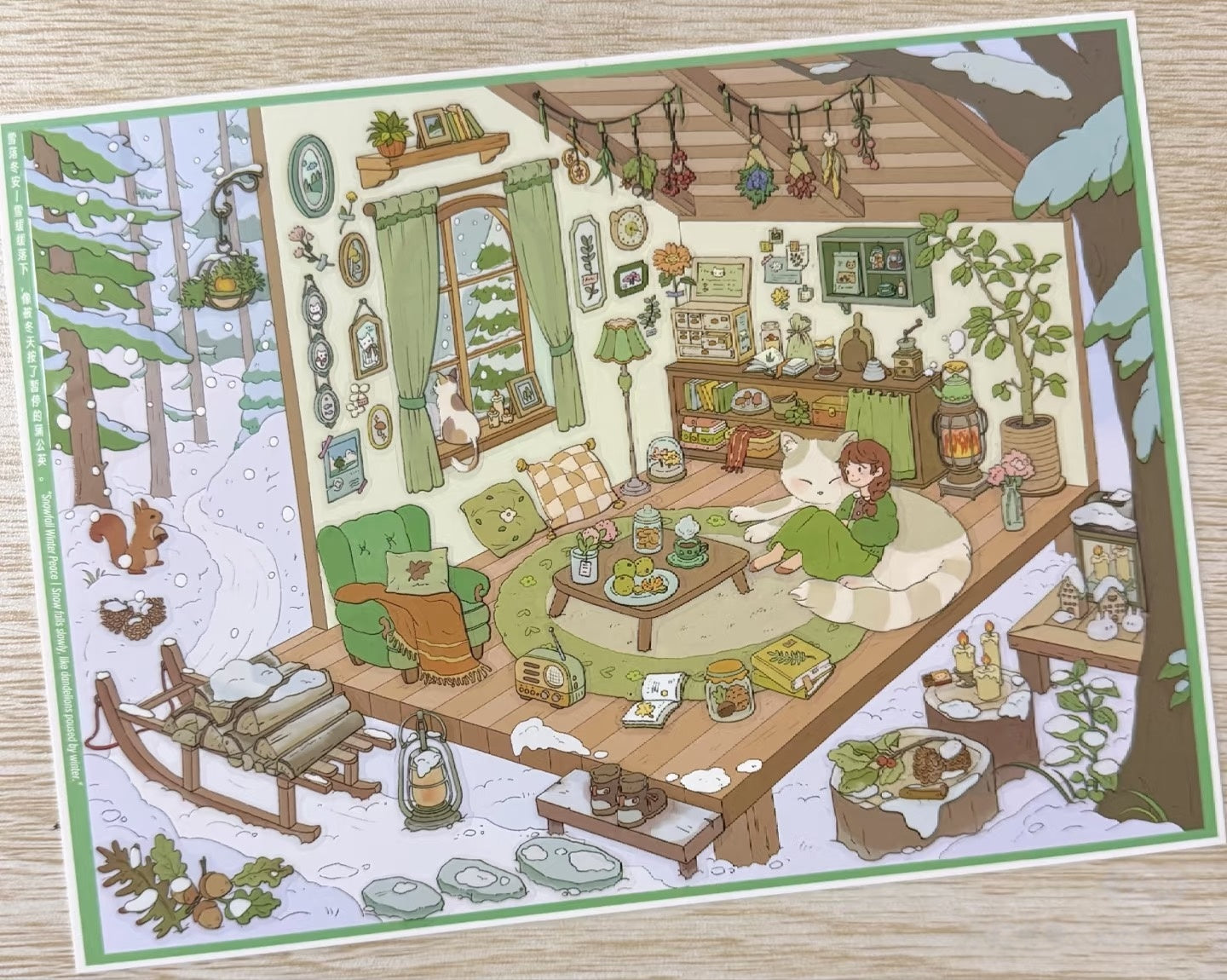 Whisper of the Wind(4 themes)--DIY 3D Miniature Scene Sticker