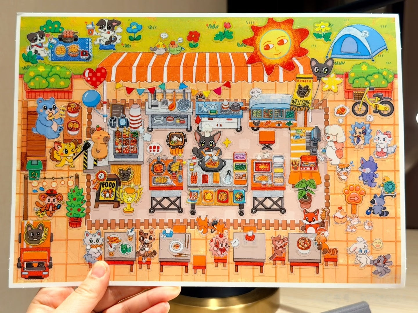 Beverage Shop|Gourmet Shop-DIY 3D Miniature Scene Sticker