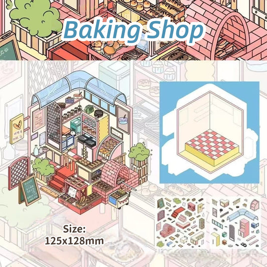 Warm Story-DIY 3D Miniature Scene Sticker