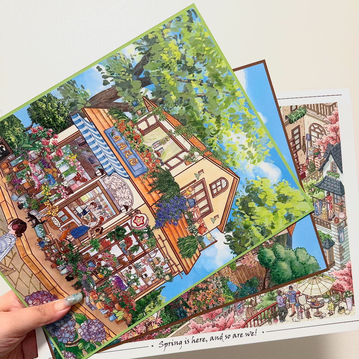 Blossom Haven-DIY 3D Miniature Sticker Scene