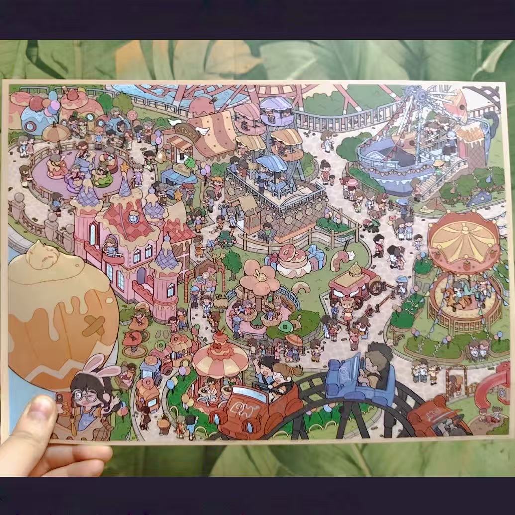 Cake Carnival-DIY 3D Miniature Scenes Stickers