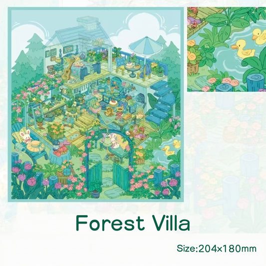 Green Nook Garden-DIY 3D Miniature Sticker Scene