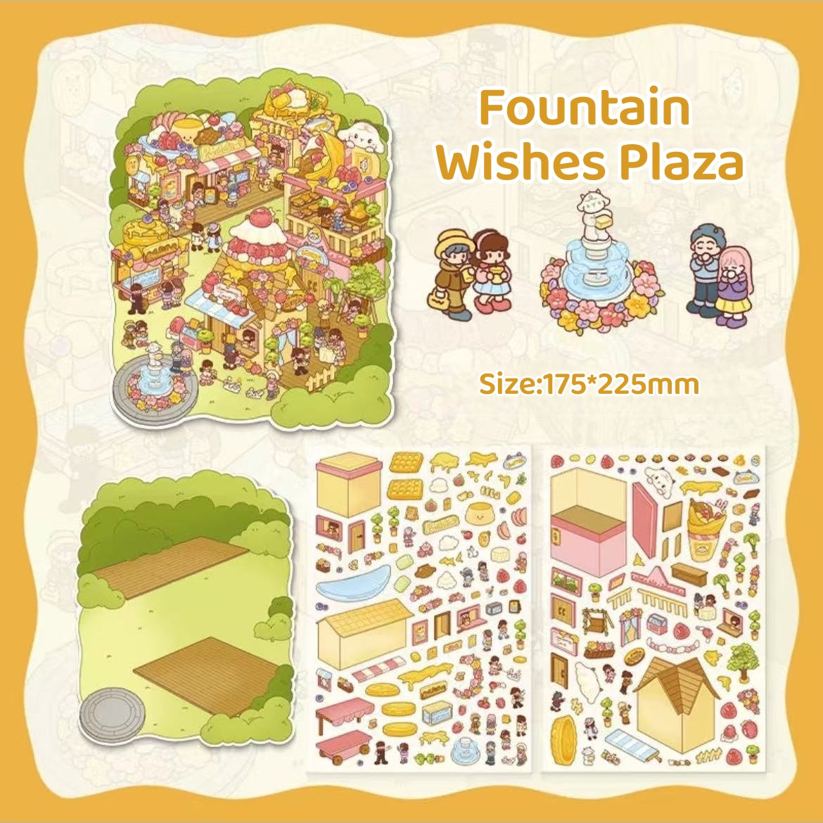 Butter Town--DIY 3D Miniature Sticker Scene