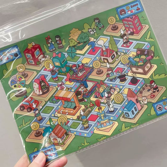 Monopoly-DIY 3D Miniature Scene Sticker