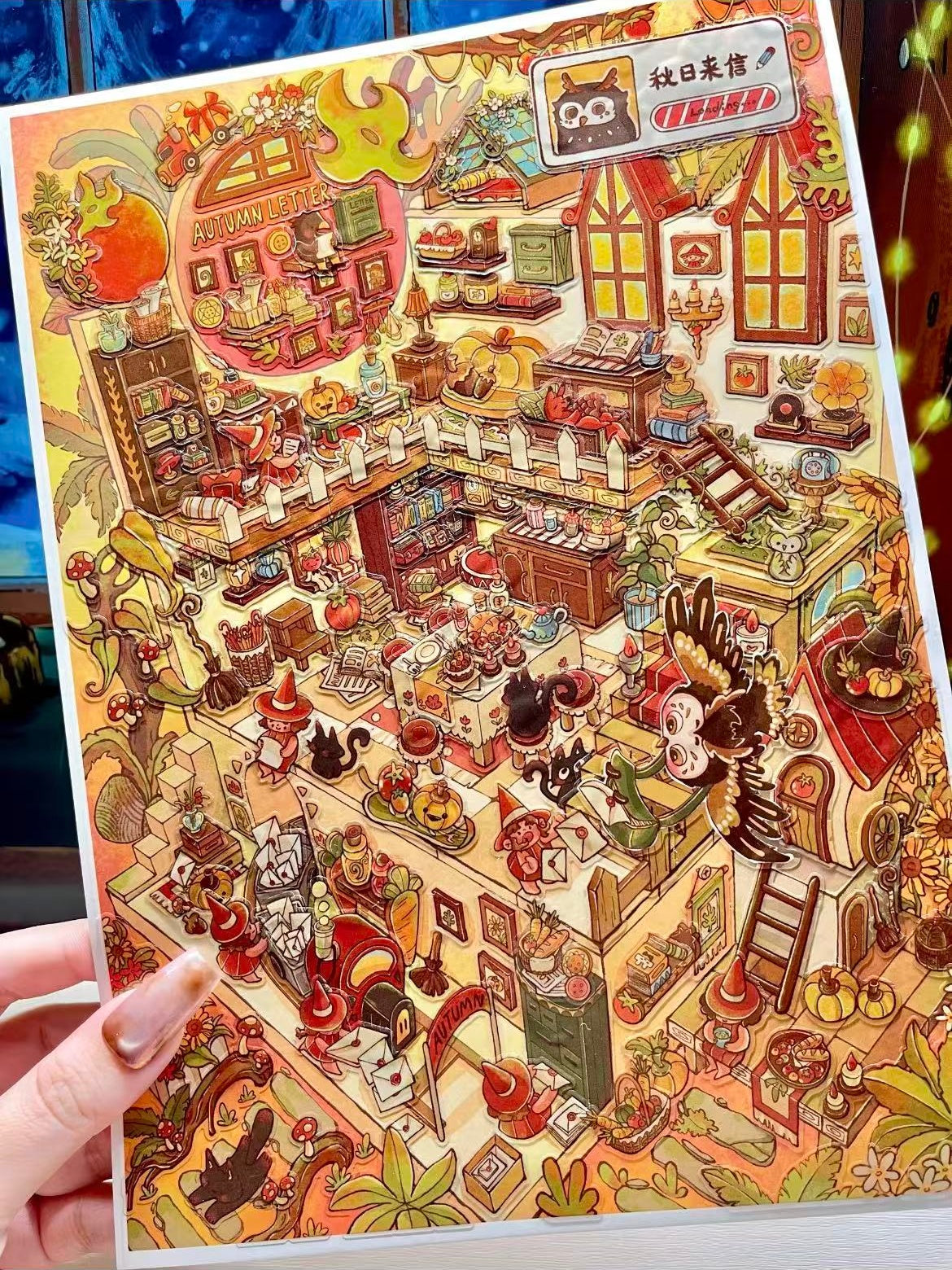 Golden Realms-DIY 3D Miniature Sticker Scene