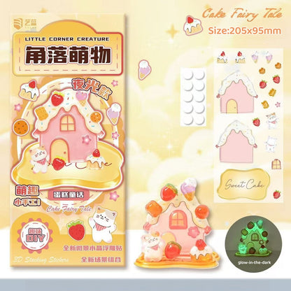 Glow Crystal Nook-3D Stackable Sticker