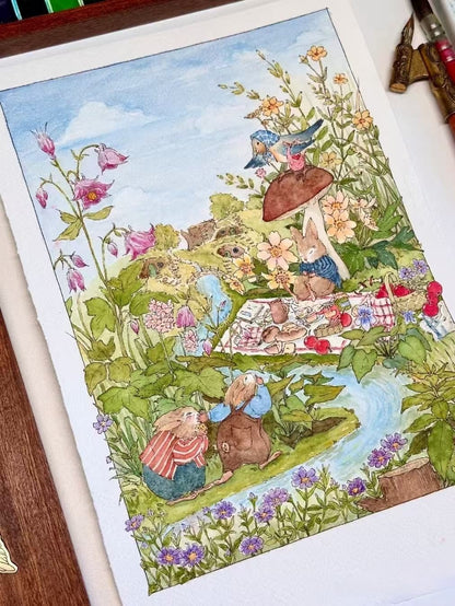 Fairy tale-DIY 3D Miniature Scene Sticker