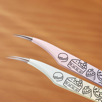 Cute Purple Mint Animal Professional Sticker Tweezers