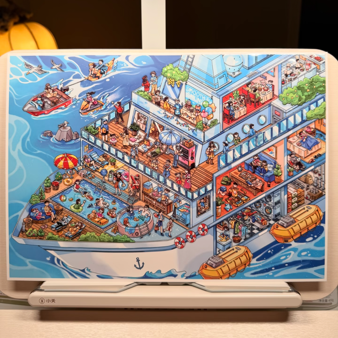 Happy Days Series-DIY 3D Miniature Scene Sticker
