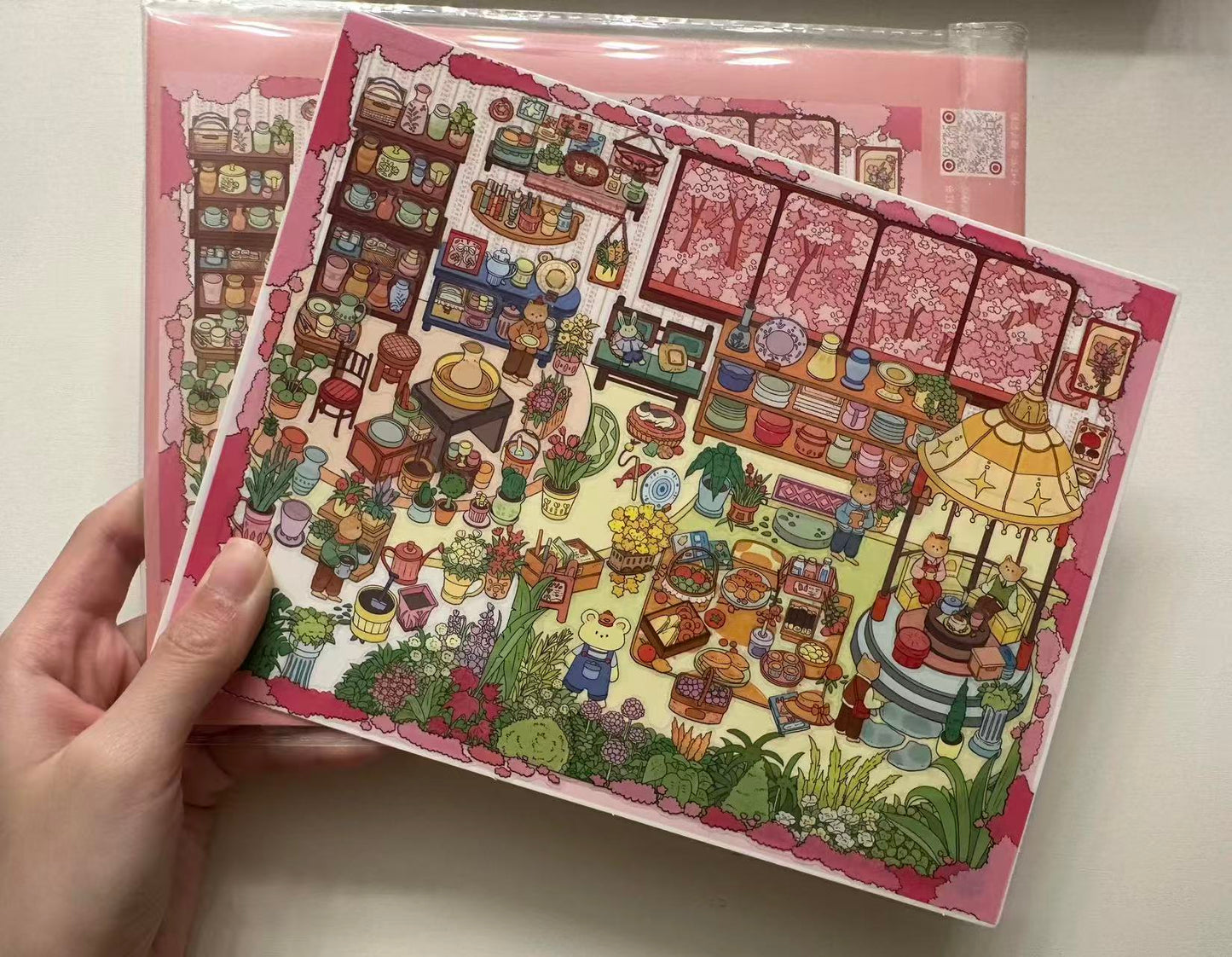 Autumn Baking House-DIY 3D Miniature Scene Sticker