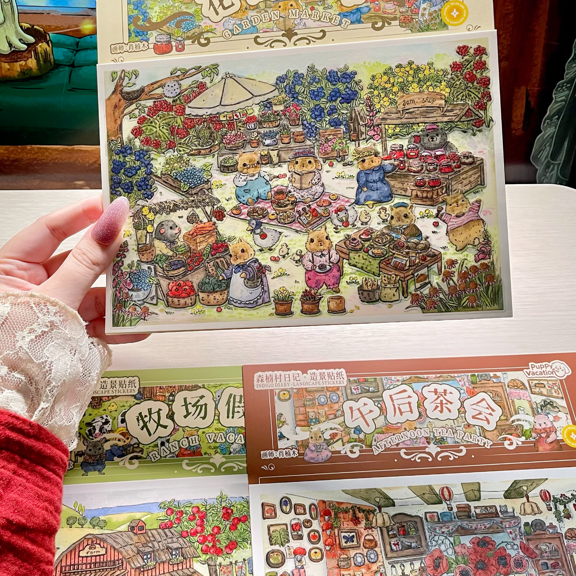 Indigo Diary-DIY 3D Miniature Sticker Scene