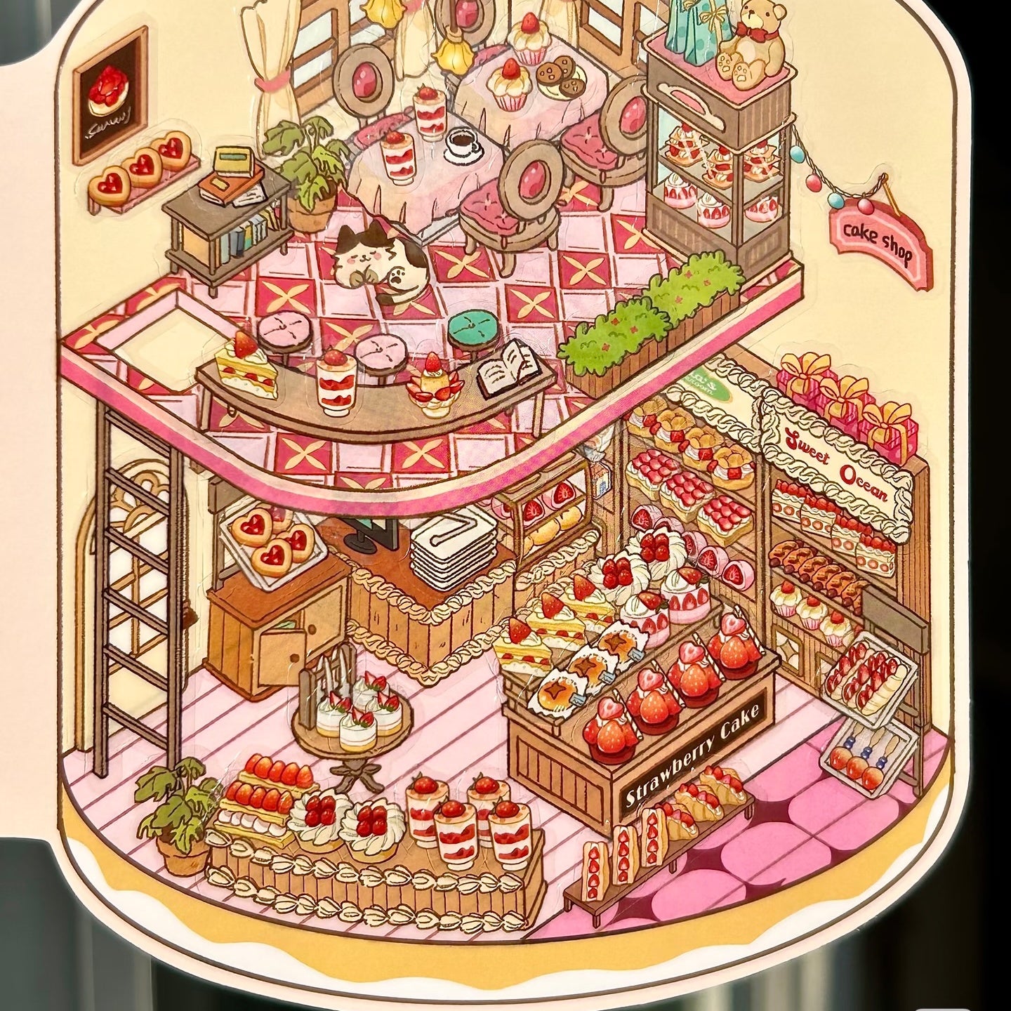 Mini Shop--DIY 3D Miniature Scene Sticker