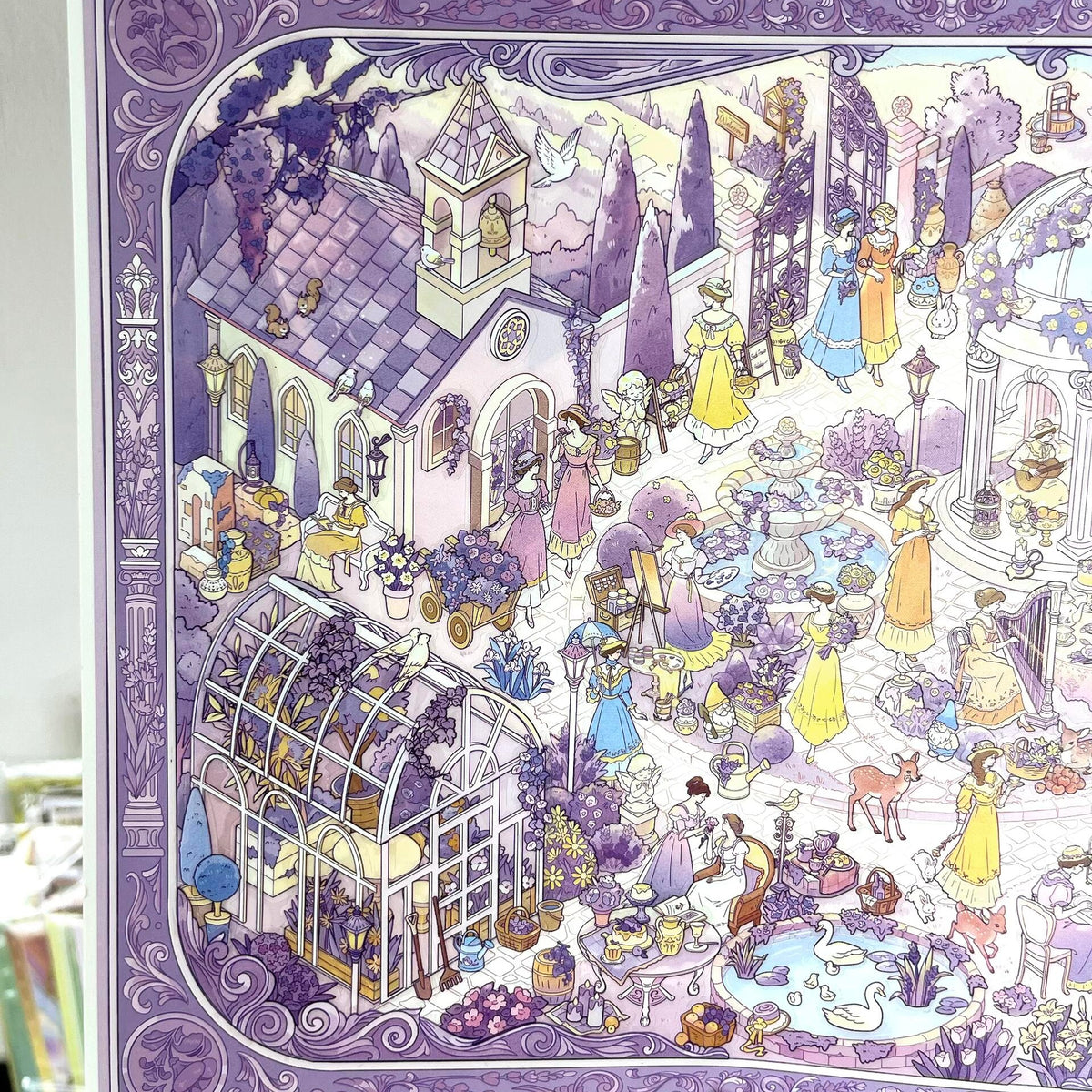 Romantic dream of France|Roman Holiday-DIY 3D Miniature Sticker Scene