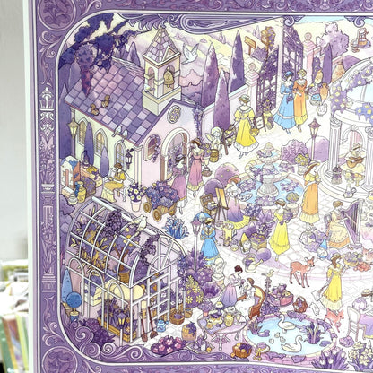 Romantic dream of France|Roman Holiday-DIY 3D Miniature Sticker Scene
