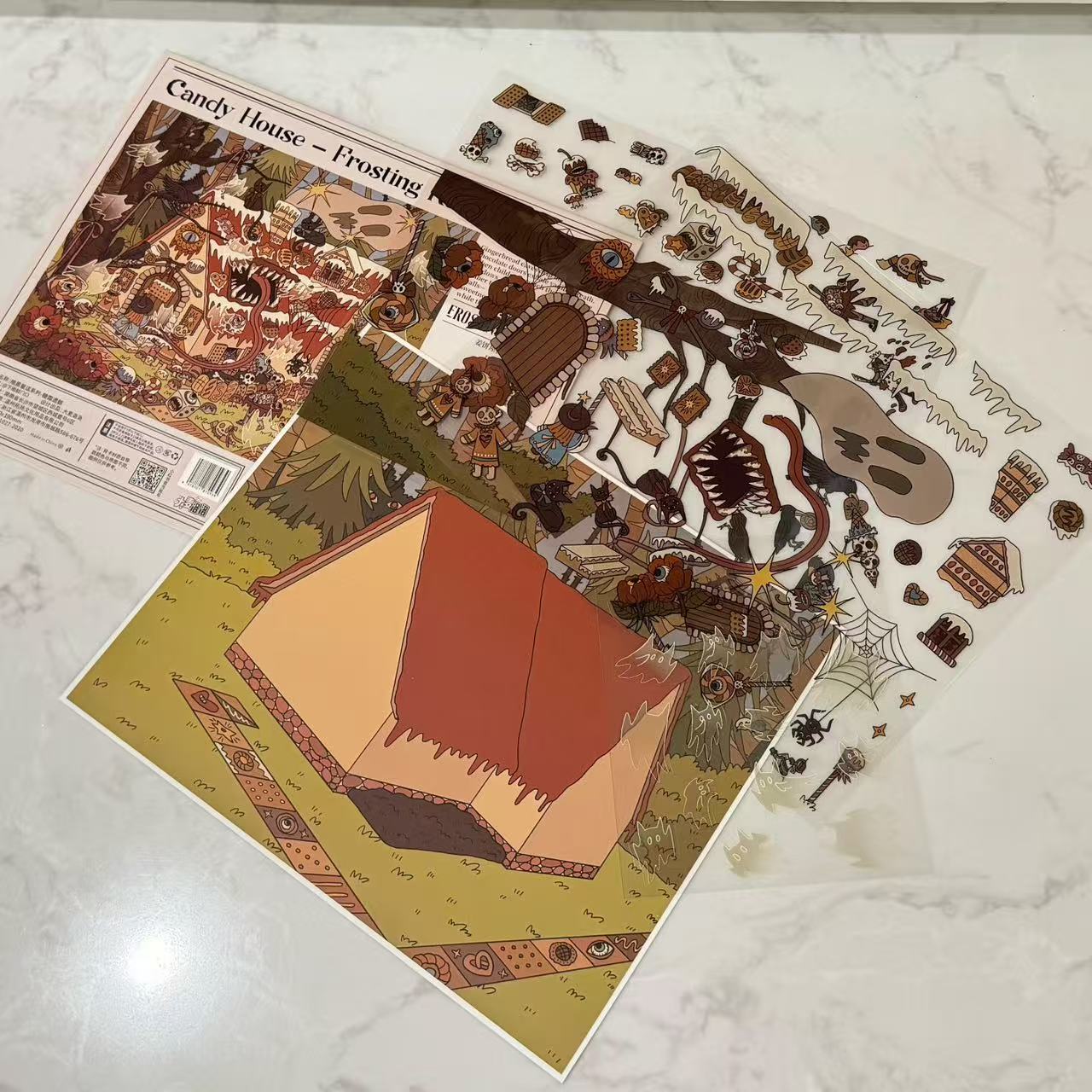 Dark Fairy Tale-DIY 3D Scene Sticker-Miniature Scenes