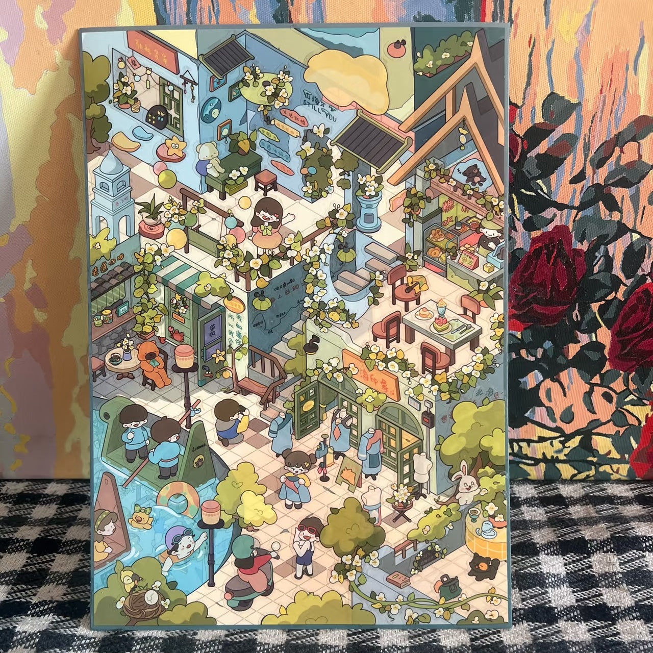 Letters of Seasons-DIY 3D Miniature Scene Sticker
