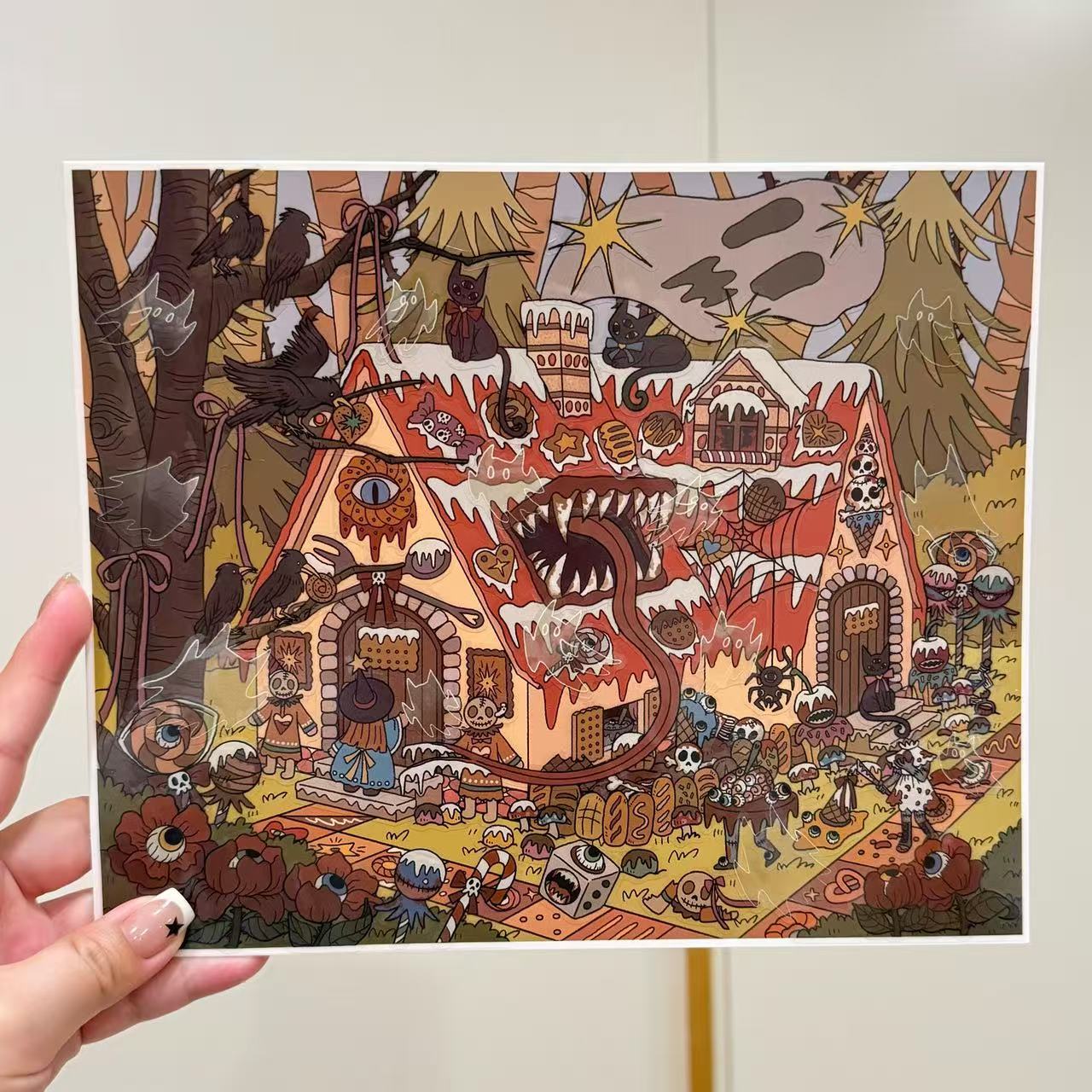 Dark Fairy Tale-DIY 3D Scene Sticker-Miniature Scenes