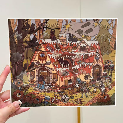 Dark Fairy Tale-DIY 3D Scene Sticker-Miniature Scenes