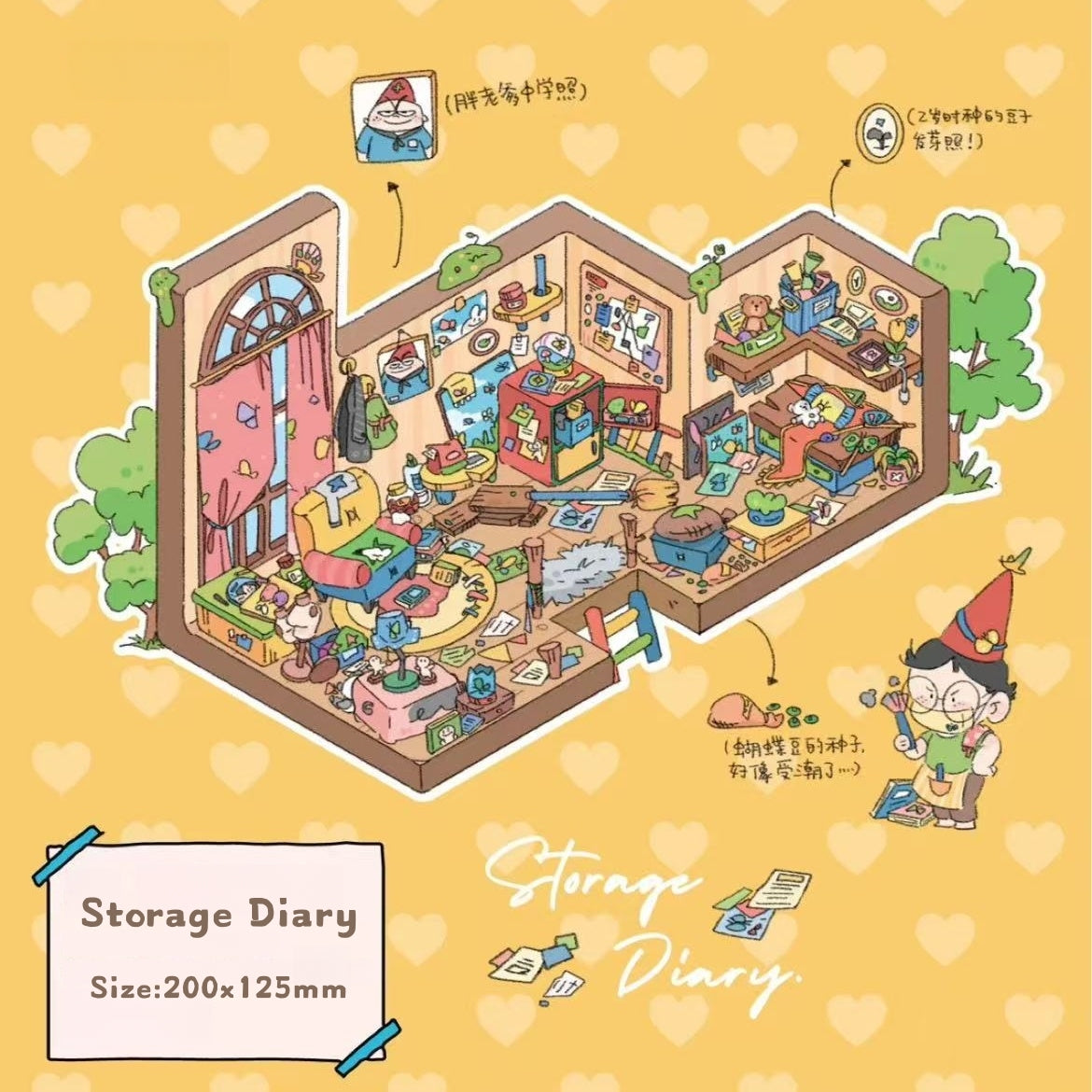 My Home-DIY 3D Miniature Scene Sticker