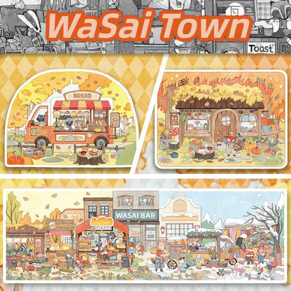 Wasai Town-DIY 3D Miniature Scenes Sticker