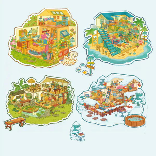 Dream Retreat-DIY 3D Miniature Scene Sticker