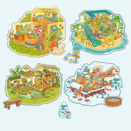 Dream Retreat-DIY 3D Miniature Scene Sticker