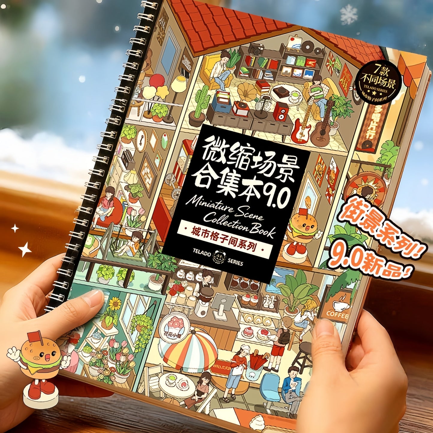 Urban Cubicles-Telado 9.0-DIY 3D Miniature Scenes Sticker Book