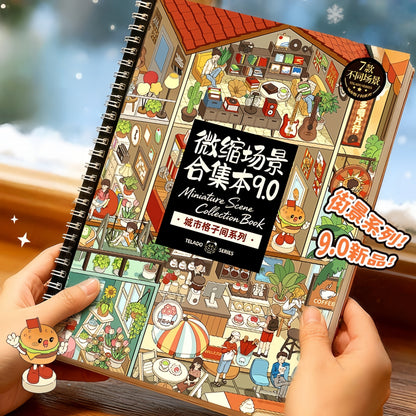 Urban Cubicles-Telado 9.0-DIY 3D Miniature Scenes Sticker Book