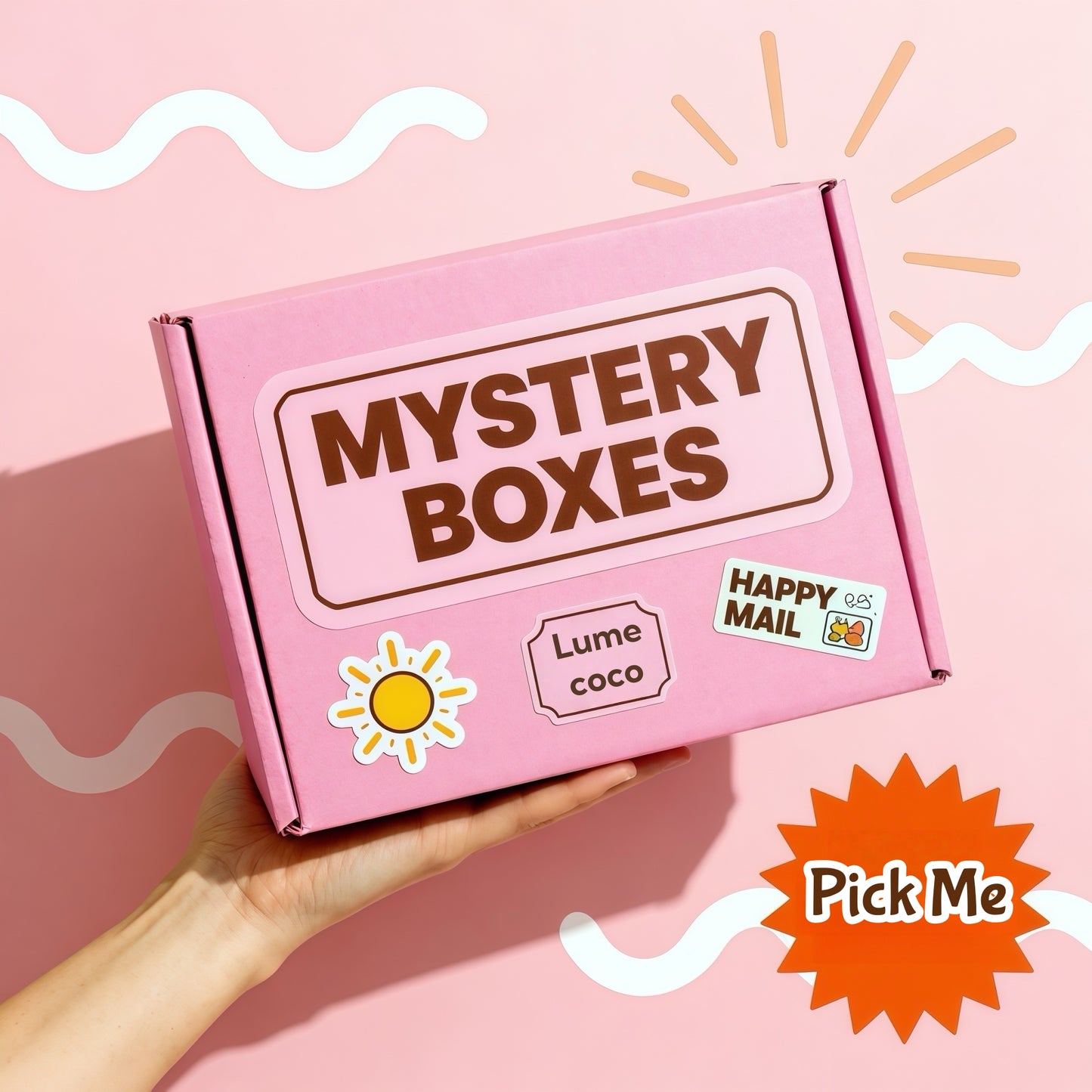 Miniature Scene Sticker Mystery Box-Random Non-repeating