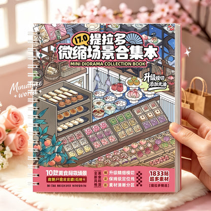 Shelf Display 17.0-DIY 3D Sticker Scene Book(10 scenes in 1 book)
