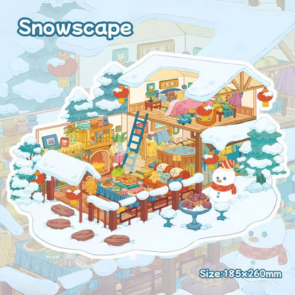 Dream Retreat-DIY 3D Miniature Scene Sticker