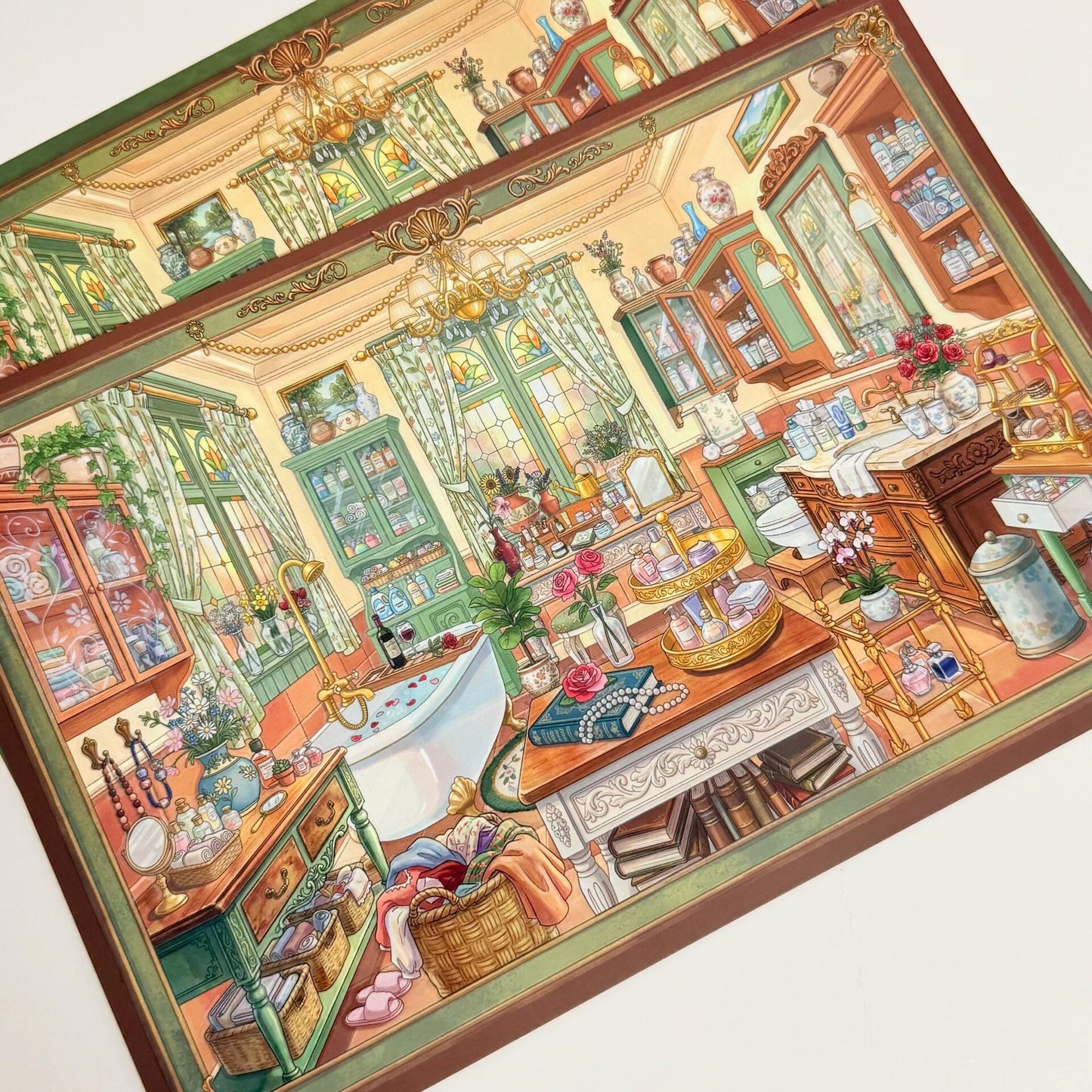Vintage Regal Aesthetic-DIY 3D Miniature Sticker Scene