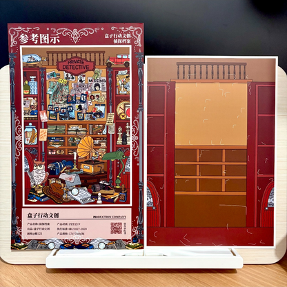 Corner Archives-DIY 3D Miniature Scene Sticker