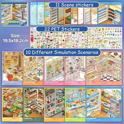 Shelf Display 3D Sticker Book（telado 11.0）