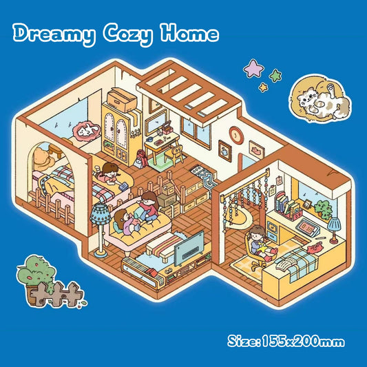 Dreamy Cozy Home|Summer Daily-DIY 3D Miniature Scene Sticker