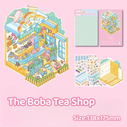 Healing Store-DIY 3D Miniature Scene Sticker