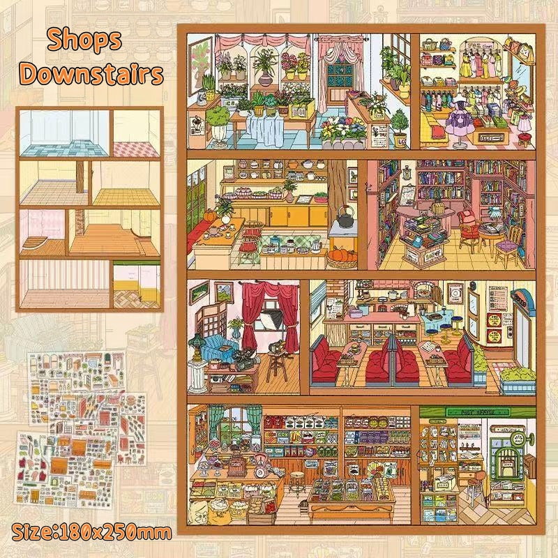 Open for Business · Vol.69-DIY 3D Miniature Sticker Scene
