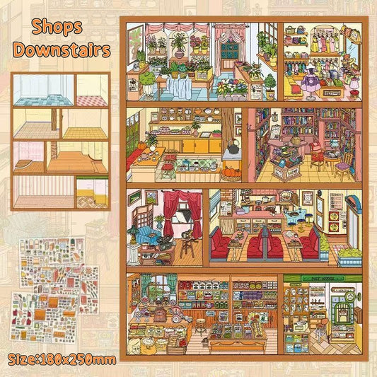 Open for Business · Vol.69-DIY 3D Miniature Sticker Scene