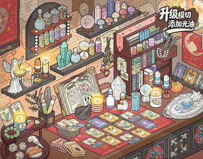 Telado --Desk Organizing|Shelf Display|Restocking-10 Miniature Scenes in 1 --DIY 3D Sticker Scene Book