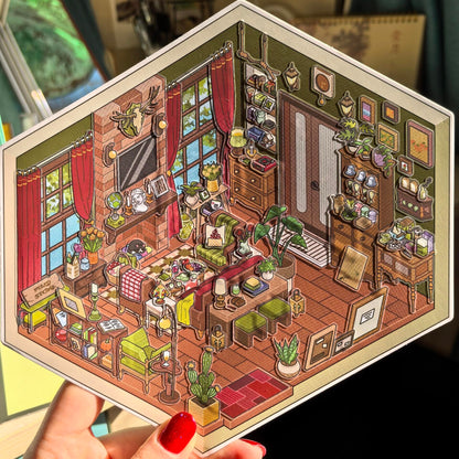 Field Stone-DIY 3D Miniature Sticker Scene